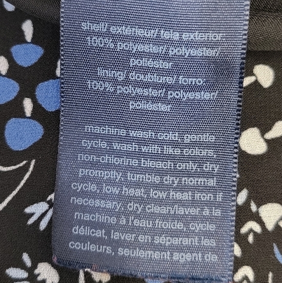 Tommy Hilfiger Top 1X Womens Blouse Patchwork Floral Print Plus Keyhole Back - Picture 7 of 9